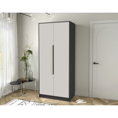 Шкаф комбинированный Концепт  КТ-Ш2 (Антрацит/Персидский жемчуг) фабрика Интерлиния  