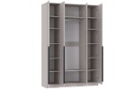 Шкаф распашной 67.13 "Брандо" (4-х дв.) (h2380) (фасад: МДФ с фрезеровкой кашемир) Олмеко