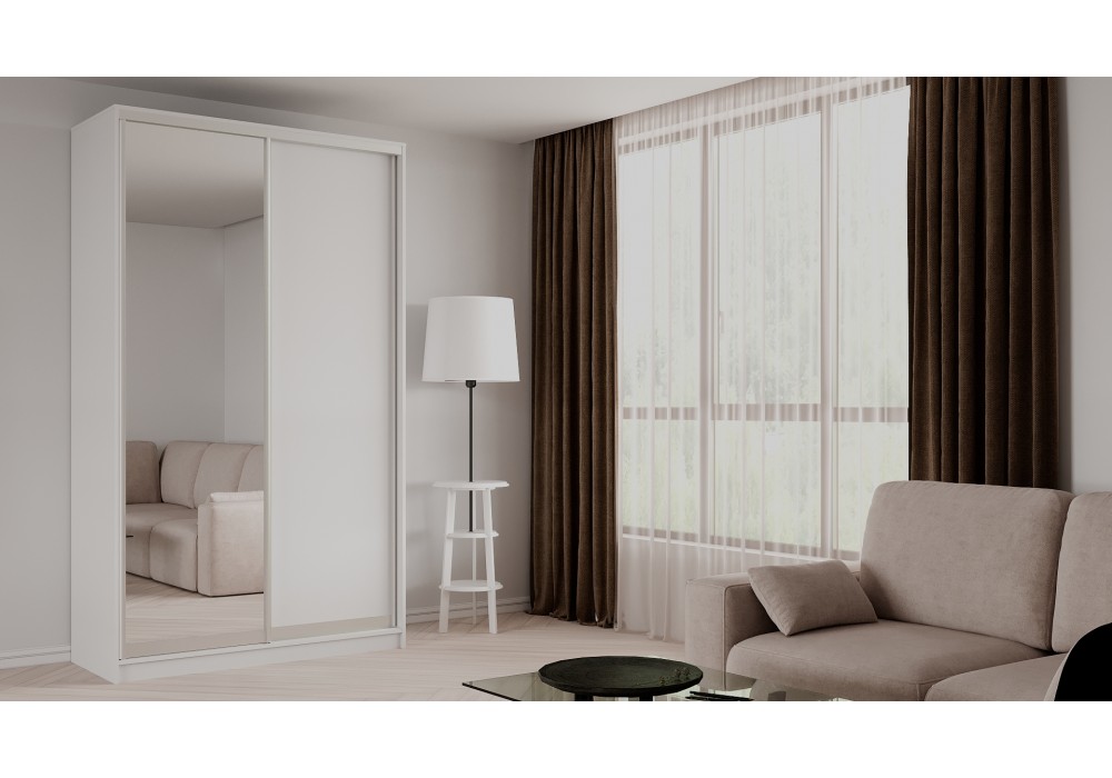 Шкаф-купе Elgon BBX 02 (Белый премиум/Белый премиум, хром) фабрика Рэйгрупп в Минске Шкаф-купе Elgon BBX 02 (Белый премиум/Белый премиум, хром) фабрика Рэйгрупп