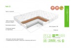 Матрас Идеал Тип 2 (среднежесткий/мягкий/трикотаж) ЭОС в Минске Матрас Идеал Тип 2 (среднежесткий/мягкий/трикотаж) ЭОС