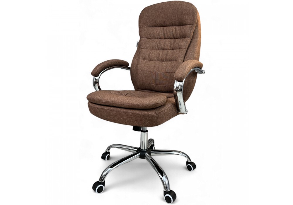 Кресло для сидения с регулировкой высоты Calviano VIP-Masserano Коричневая ткань в Минске Кресло для сидения с регулировкой высоты Calviano VIP-Masserano Коричневая ткань