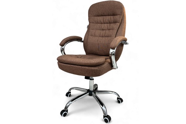 Кресло для сидения с регулировкой высоты Calviano VIP-Masserano Коричневая ткань