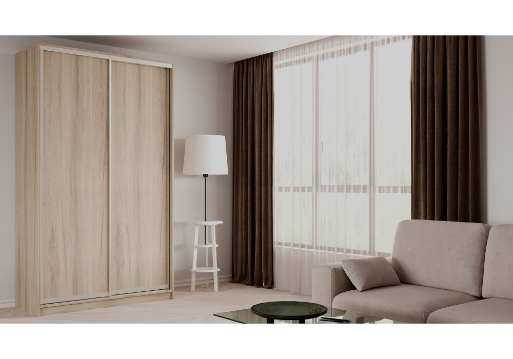 Шкаф-купе Elgon EEX 03 (Дуб элисон/Хром) фабрика Рэйгрупп в Минске Шкаф-купе Elgon EEX 03 (Дуб элисон/Хром) фабрика Рэйгрупп