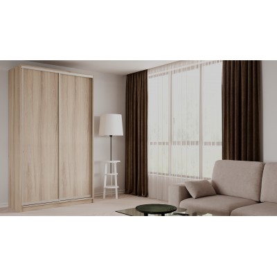 Шкаф-купе Elgon EEX 03  (Дуб элисон/Хром)  фабрика Рэйгрупп