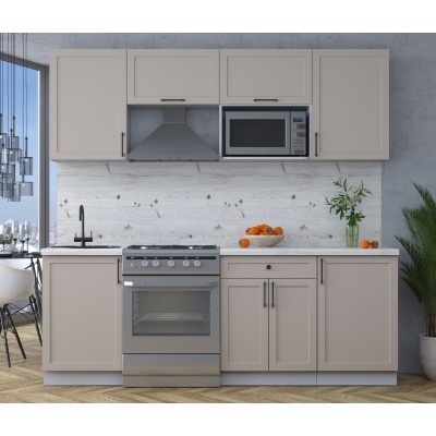 Готовая кухня Тренд Soft-touch 2,2В (Луна/Луна) фабрика Интерлиния Готовая кухня Тренд Soft-touch 2,2В (Луна/Луна) фабрика Интерлиния