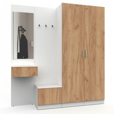  Прихожая Марсель-107 МР 01-107  (Дуб крафт золотой)