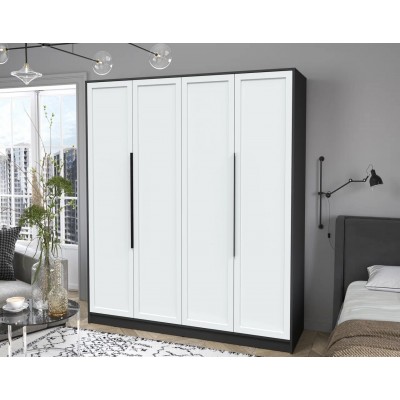 Шкаф комбинированный Концепт Тренд КТ-Ш4 (Антрацит/Белый) фабрика Интерлиния  