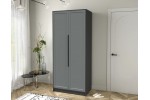 Шкаф комбинированный Концепт Тренд КТ-Ш2 (Антрацит/Серый) фабрика Интерлиния