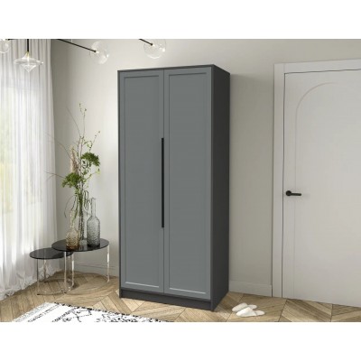 Шкаф комбинированный Концепт Тренд КТ-Ш2 (Антрацит/Серый) фабрика Интерлиния  