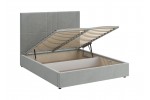 Кровать Клео с подъемным механизмом (холодный серый) 160х200  фабрика БравоМебель