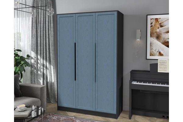 Шкаф комбинированный Концепт Тренд КТ-Ш3 (Антрацит/Дуб Лазурный) фабрика Интерлиния