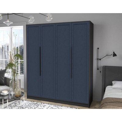 Шкаф комбинированный Концепт Тренд КТ-Ш4 (Антрацит/Дуб Королевский) фабрика Интерлиния  