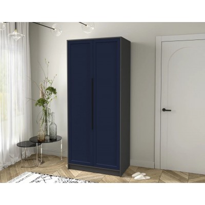 Шкаф комбинированный Концепт Тренд КТ-Ш2 (Антрацит/Индиго) фабрика Интерлиния  