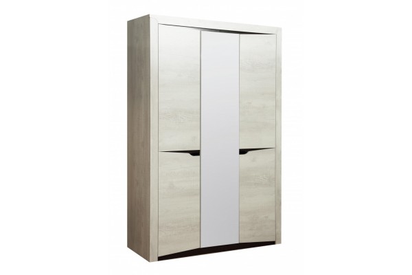 Шкаф  33.02  Лючия  (бетон пайн белый/венге) Фабрика Олмеко