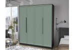 Шкаф комбинированный Концепт Тренд КТ-Ш4 (Антрацит/мята) фабрика Интерлиния