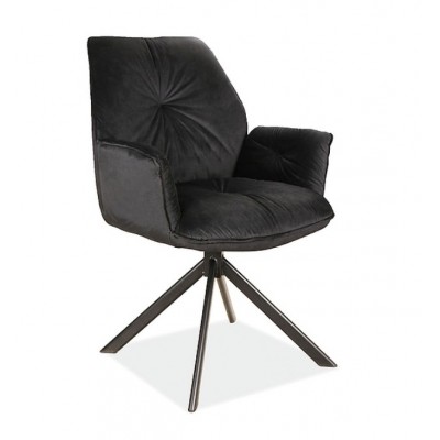 Стул SIGNAL BOOGIE II VELVET Bluvel 19 черный/черный мат Стул SIGNAL BOOGIE II VELVET Bluvel 19 черный/черный мат