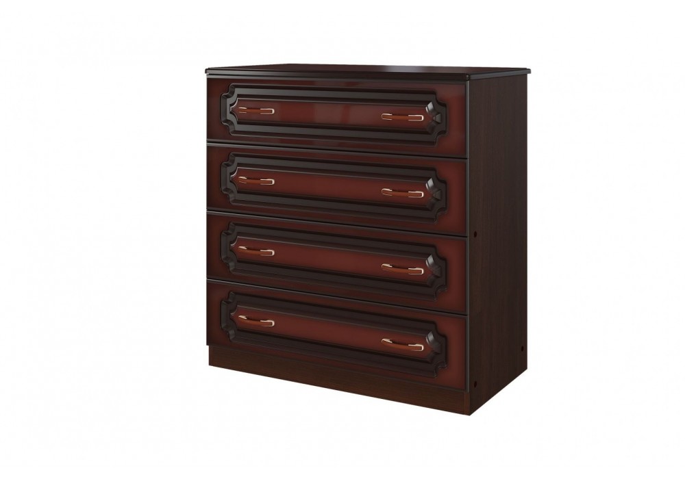 Комод "Лакированный орех" ( Орех шоколадный/ Орех Темный) фабрика Бравомебель в Минске Комод "Лакированный орех" ( Орех шоколадный/ Орех Темный) фабрика Бравомебель