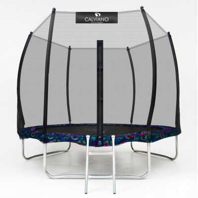 Батут пружинный с защитной сеткой Calviano 252 см - 8ft OUTSIDE master smile