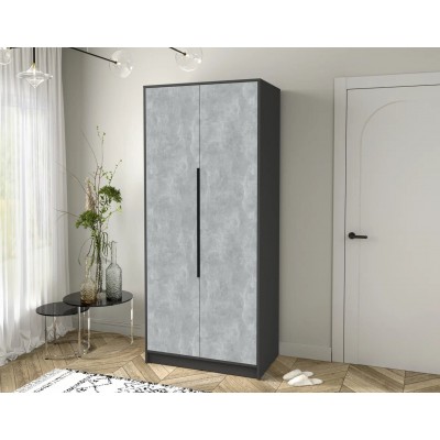 Шкаф комбинированный Концепт  КТ-Ш2 (Антрацит/Бетон) фабрика Интерлиния  