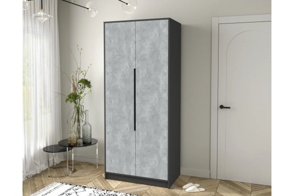 Шкаф комбинированный Концепт  КТ-Ш2 (Антрацит/Бетон) фабрика Интерлиния