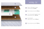 Матрас "Норд 02 Silver 3919" (жесткий)  Территория Сна