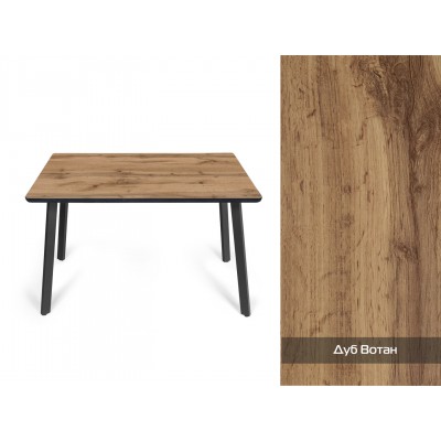Обеденный стол Милан 01 1100 х700 МДФ+пластик кромка эмаль (дуб вотан)