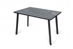 Обеденный стол Милан 01 1100х700 МДФ+пластик кромка эмаль (пиетра грей)