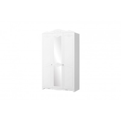 Шкаф ШР-3 трехдверный  Лотос (Белый) фабрика Браво Мебель Шкаф ШР-3 трехдверный  Лотос (Белый) фабрика Браво Мебель