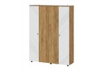 Шкаф NN Мебель (МС Байкал К) Дуб Золотой/Белый матовый, четырехстворчатый (SAFE) в Минске Шкаф NN Мебель (МС Байкал К) Дуб Золотой/Белый матовый, четырехстворчатый (SAFE)