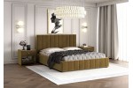 Кровать  Нельсон Вертикаль с металлокаркасом 140х200 (вариант 1) фабрика Браво Мебель