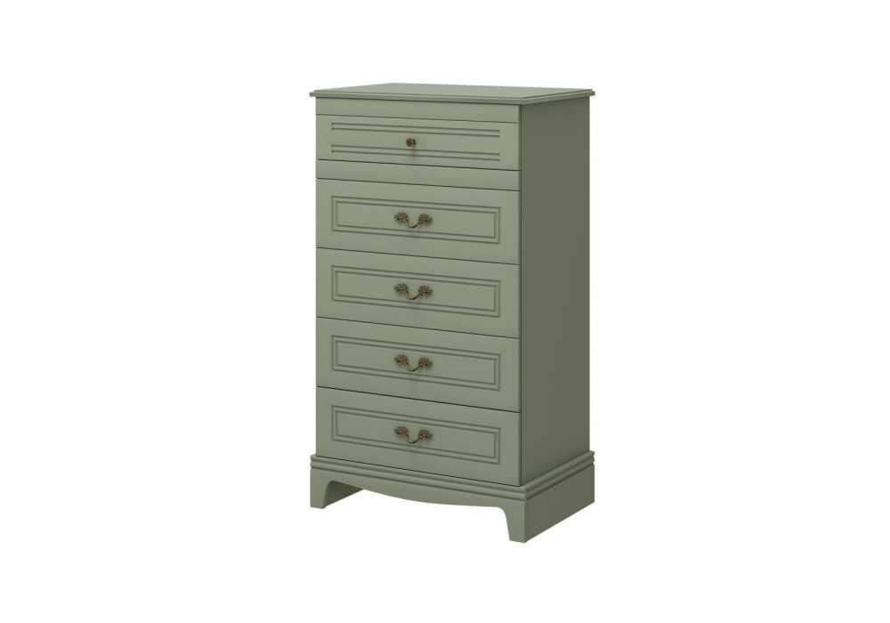 Комод  Лорето 5 ящиков (Зеленый самшит ) фабрика Браво Мебель в Минске Комод  Лорето 5 ящиков (Зеленый самшит ) фабрика Браво Мебель