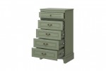 Комод  Лорето 5 ящиков (Зеленый самшит ) фабрика Браво Мебель в Минске Комод  Лорето 5 ящиков (Зеленый самшит ) фабрика Браво Мебель