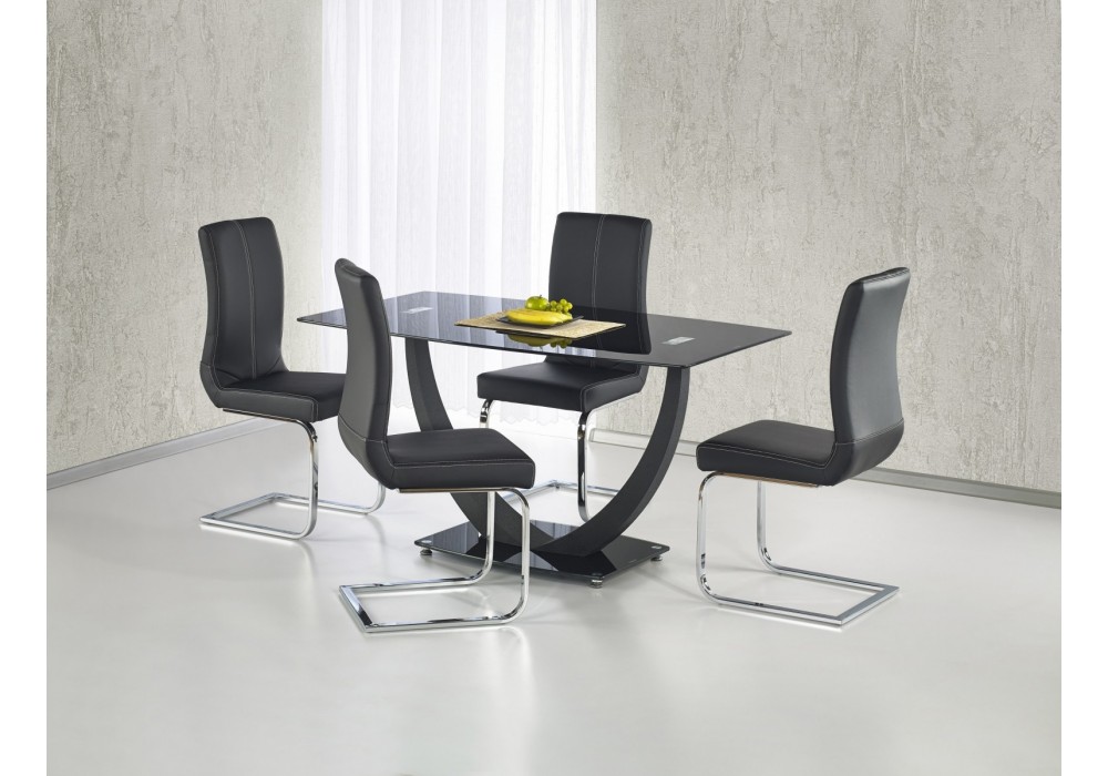 Стол обеденный HALMAR ANTON черный, 140/80/75 в Минске Стол обеденный HALMAR ANTON черный, 140/80/75