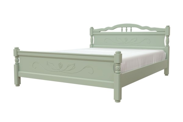 Кровать Карина-5  (Зеленый самшит) фабрика Браво Мебель