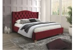Кровать SIGNAL ASPEN VELVET бордовая, 160/200 в Минске Кровать SIGNAL ASPEN VELVET бордовая, 160/200