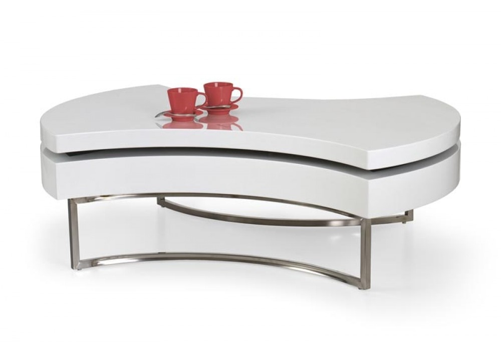 Стол журнальный HALMAR AUREA белый, 115/80/38 в Минске Стол журнальный HALMAR AUREA белый, 115/80/38