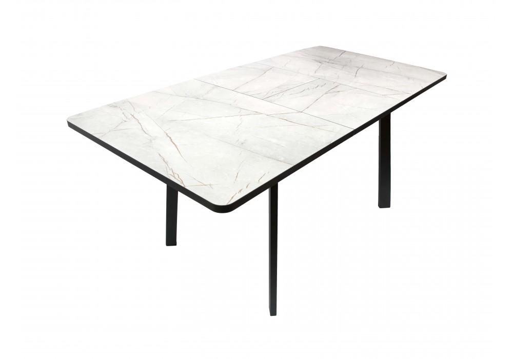 Стол ВВР Миллер Каспий серый/черный №3, пластик 120-160/80 в Минске Стол ВВР Миллер Каспий серый/черный №3, пластик 120-160/80