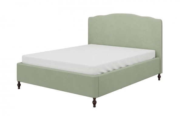 Кровать Лорето с металлокаркасом (Зеленый самшит)  160х200  фабрика БравоМебель