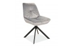 Стул SIGNAL BOOGIE I VELVET Bluvel 14 серый/черный мат в Минске Стул SIGNAL BOOGIE I VELVET Bluvel 14 серый/черный мат