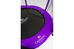 Батут пружинный с защитной сеткой Calviano 140 см - 4,5ft OUTSIDE master purple в Минске Батут пружинный с защитной сеткой Calviano 140 см - 4,5ft OUTSIDE master purple