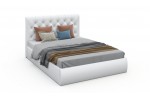 Кровать Беатриче с подъемником 160х200  Teos White  фабрика Софос