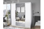 Шкаф комбинированный Концепт КТ-Ш4(З) Тренд (Белый Платинум/Белый) фабрика Интерлиния
