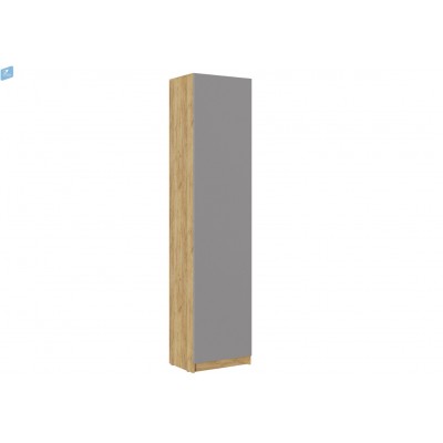 Пенал Бостон ШК-003 - Серый шифер/Дуб крафт золотой (МК Стиль)