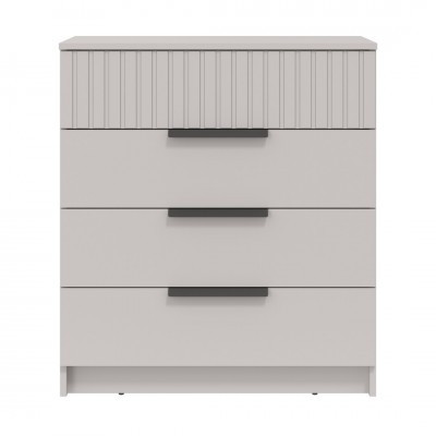 Комод  67.20 Брандо (кашемир / ДВПО: белый / фасады: МДФ с ПВХ кашемир)  фабрика Олмеко 