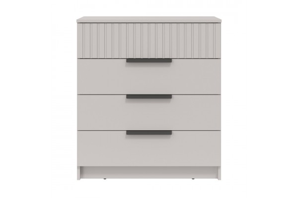 Комод  67.20 Брандо (кашемир / ДВПО: белый / фасады: МДФ с ПВХ кашемир)  фабрика Олмеко