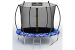 Батут пружинный с защитной сеткой Calviano 252 см - 8ft INSIDE master smile