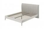 Кровать с мягким изголовьем Джали (Перламутровый / Льняной) фабрика Браво Мебель в Минске Кровать с мягким изголовьем Джали (Перламутровый / Льняной) фабрика Браво Мебель
