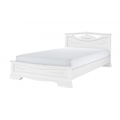 Кровать Елена-3 (Белый античный) фабрика Браво Мебель