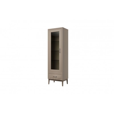 Шкаф-витрина Гориция ШР-1 (Лак Мокко мус)  фабрика Браво Мебель