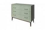 Комод 3 ящика Гориция (Зелёный самшит)  фабрика Браво Мебель